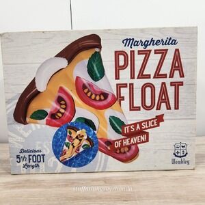 New In Box - Wembly Giant Inflatable Pizza‎ Pool Lake Float Lounger X-Large 5½'